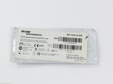 5300-20-505 ~ Stryker Round Solid Carbide Bur Long 2.0mm (x)